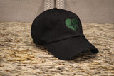 Black Dad Hat w/ Green Logo