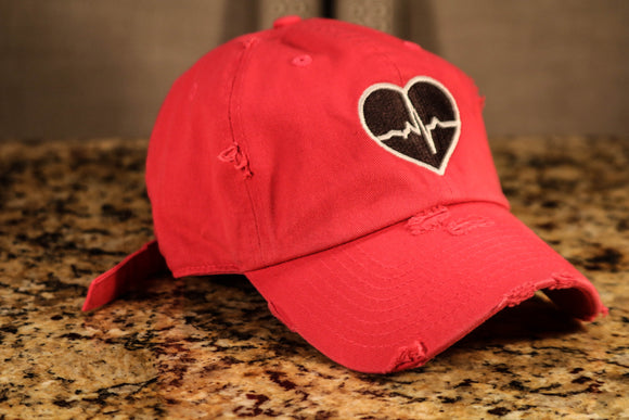 Hot Pink Dad Hat w/ Black Logo