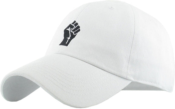 Black Lives Matter Fist - White Hat